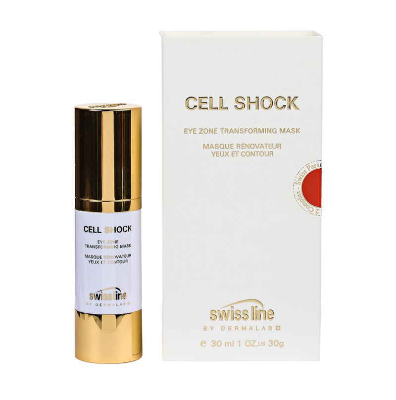  Mặt nạ cung cấp dinh dưỡng hoàn hảo cho vùng mắt Swissline cell shock eye zone transforming mask